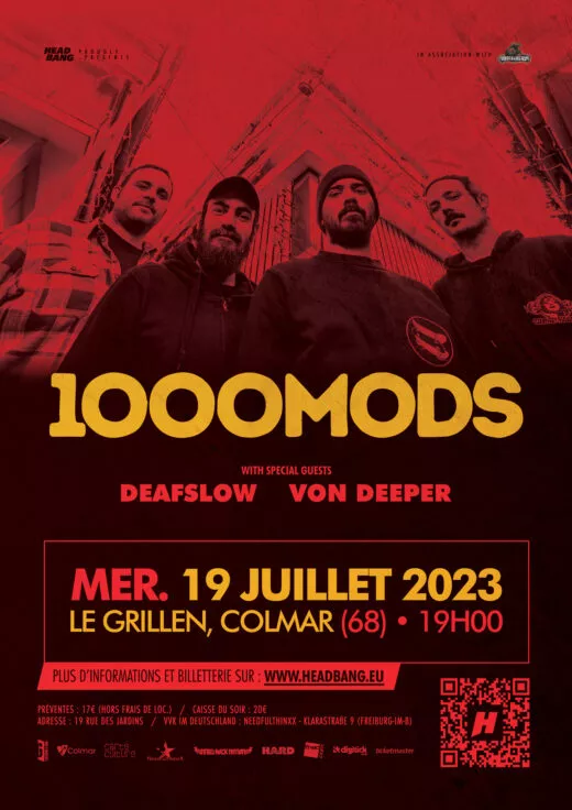 Affiche 1000MODS à Colmar en juillet 2023